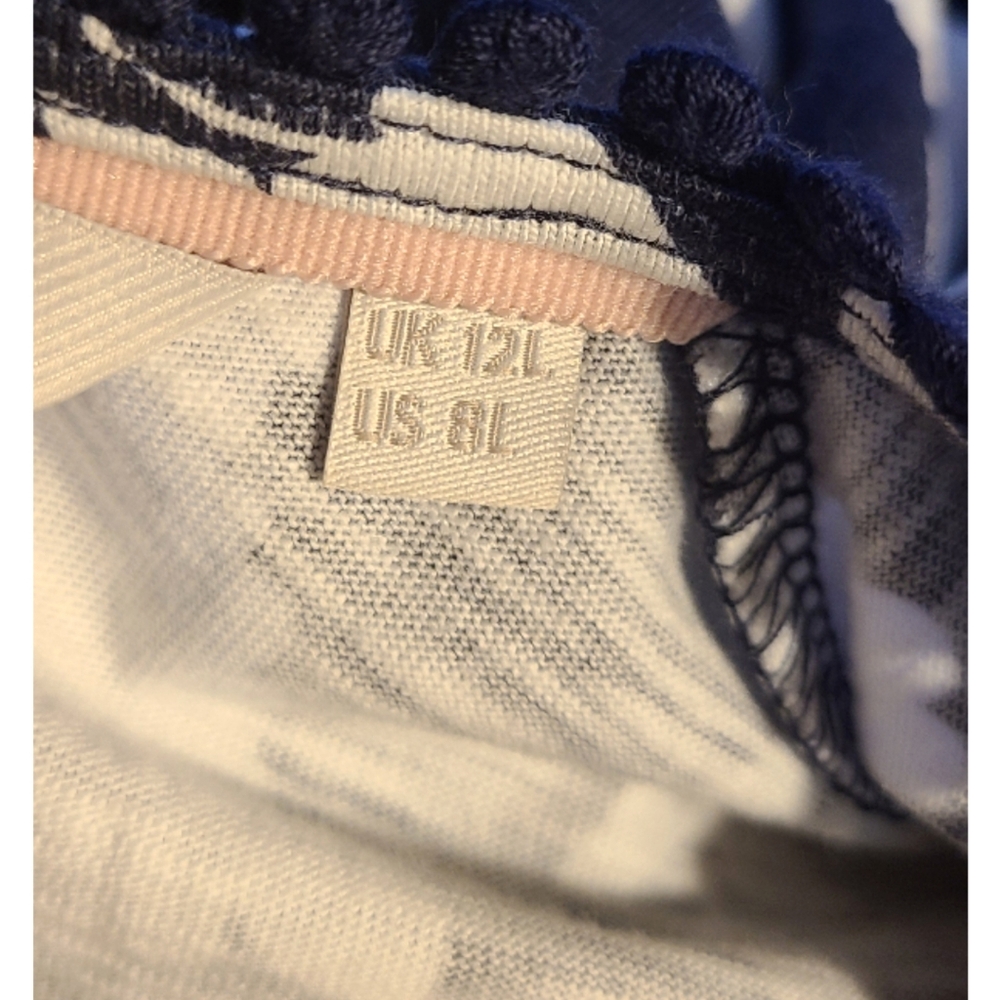 GUC Boden Navy and White Floral Mini Dress - Picture 9 of 12